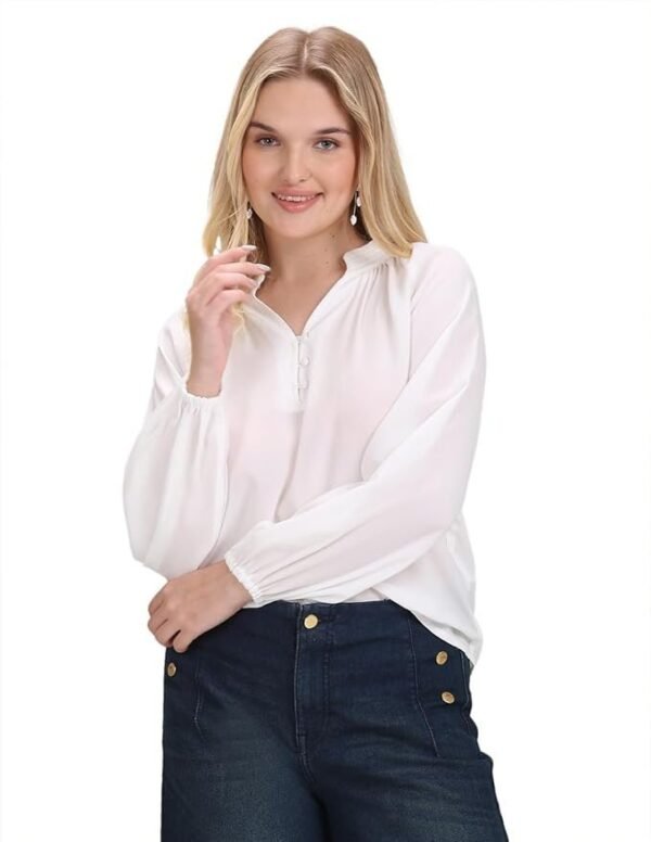 U.S. POLO ASSN. Women's Cotton Solid Regular Fit Shirt