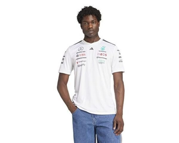 adidas Mercedes - Amg Petronas Formula One Team Driver Jersey White Men (Short Sleeve) Men's
