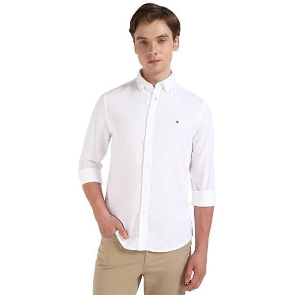 Tommy Hilfiger Men's Solid Slim Fit Shirt
