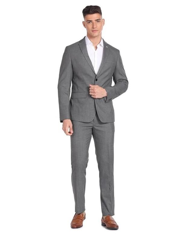 Arrow Men's Polyester Single Breasted Business Suit Pants Set