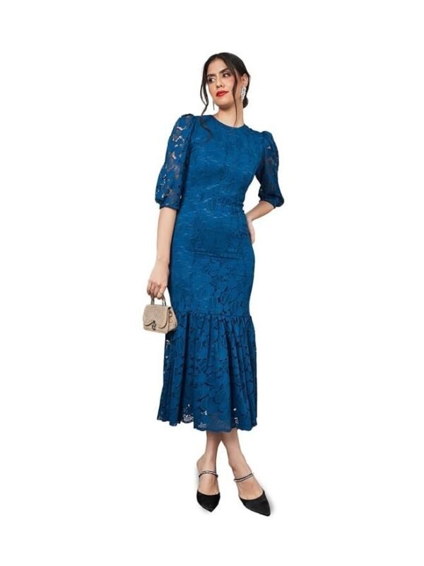 Styli Women's Polyester Sheath Midi