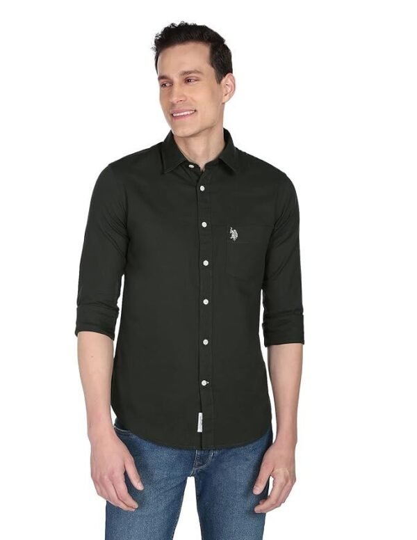 U.S. POLO ASSN. Men's Cotton Regular Fit Shirt