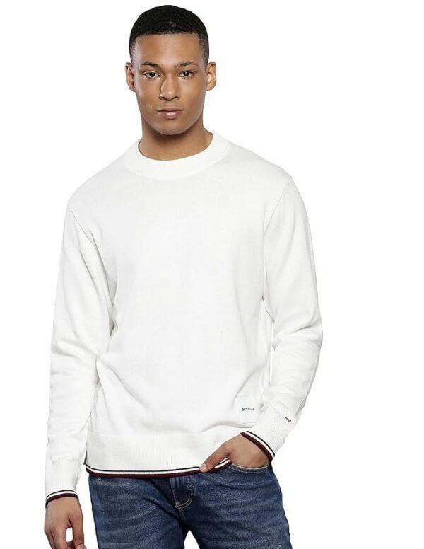 Tommy Hilfiger Men Cotton Crew Neck Sweatshirt