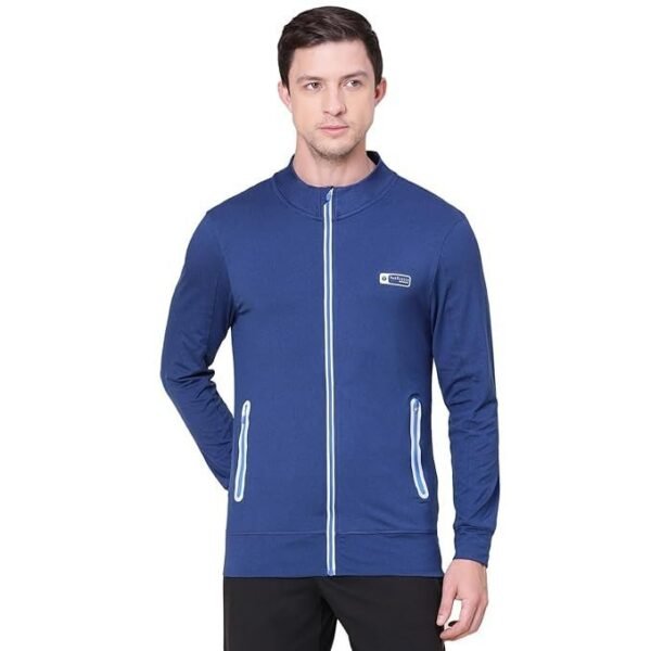Van Heusen Men Performance Standard Length Jacket - Polyester Spandex - Swift Dry, Odour Shield, High Stretch