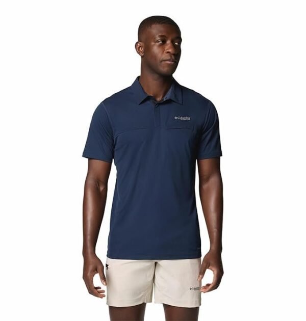 Columbia Men Omni-Freeze Cirque River Pro Hiking and Trekking Polo Tshirt